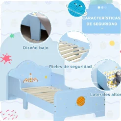 Online - Cama infantil espacio Azul Estilo De Vida