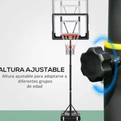 New - Canasta completa baloncesto con base 260 cm Deportes