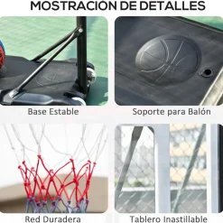 New - Canasta completa baloncesto con base 260 cm Deportes