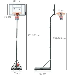 - Canasta completa de baloncesto*Homcom Online