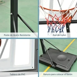 - Canasta completa de baloncesto*Homcom Online