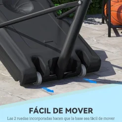 - Canasta completa baloncesto con base 365 cm*Homcom