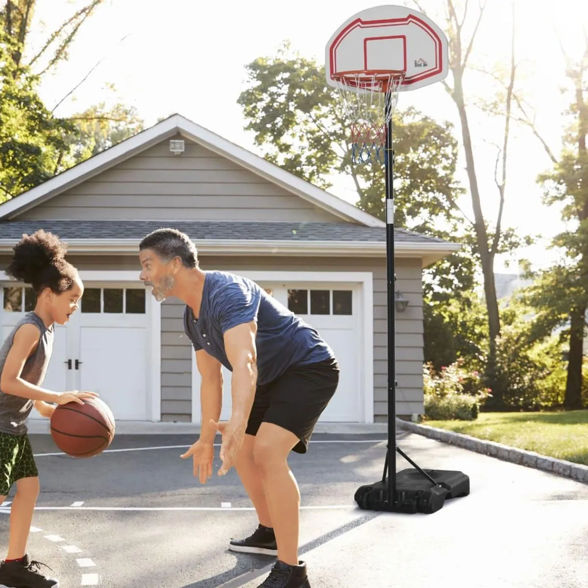 - Canasta completa baloncesto con base 314 cm*Homcom Online