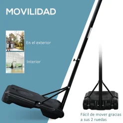 - Canasta completa baloncesto con base 314 cm*Homcom Online