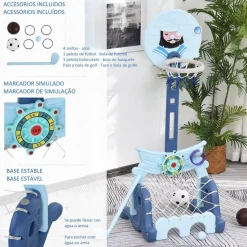 Discount - Canasta de baloncesto 4 en 1 Deportes