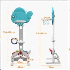 Homcom - Canasta infantil baloncesto para interior*AIYAPLAY Online