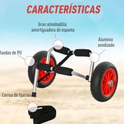 - Carro de transporte Kayak*Homcom Hot
