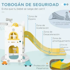 Homcom - Castillo juegos 6 en 1 para interior*AIYAPLAY Online