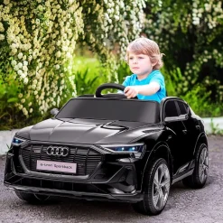 - Coche de batería Audi E-tron Negro*Homcom Best