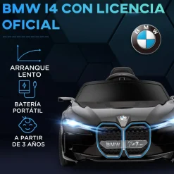 Clearance - Coche elécrico BMW i4 Negro Vehículos De Batería O A Pedales