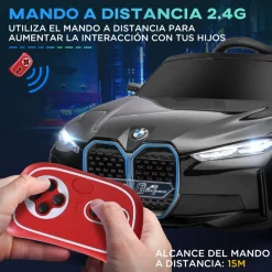 Clearance - Coche elécrico BMW i4 Negro Vehículos De Batería O A Pedales