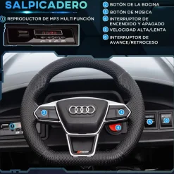 Clearance - Coche eléctrico Audi RS e-tron GT negro Vehículos De Batería O A Pedales