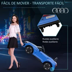 - Coche eléctrico Audi RS e-tron GT*Homcom