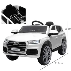 - Coche Eléctrico Audi Q5 Blanco*Homcom Best