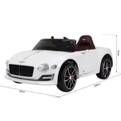 - Coche Eléctrico Bentley GT Blanco con control remoto*Homcom Sale