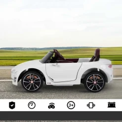 - Coche Eléctrico Bentley GT Blanco con control remoto*Homcom Sale