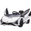 - Coche eléctrico Lamborghini blanco*Homcom Discount