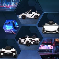 - Coche eléctrico Lamborghini blanco*Homcom Discount