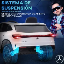 - Coche Eléctrico Mercedes-Benz EQA Blanco*Homcom Best