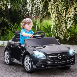 Homcom - Coche eléctrico Mercedes SLC 300 Negro con mando*AIYAPLAY Best