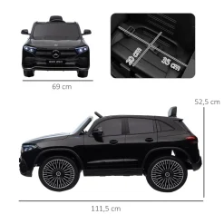 - Coche Eléctrico Mercedes-Benz EQA Negro Vehículos De Batería O A Pedales