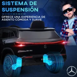 - Coche Eléctrico Mercedes-Benz EQA Negro Vehículos De Batería O A Pedales
