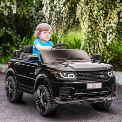 - Coche eléctrico SUV negro*Homcom Discount