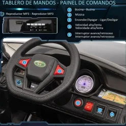 - Coche eléctrico SUV negro*Homcom Discount