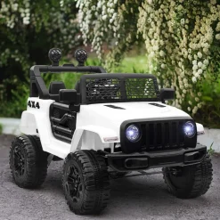 Hot - Coche todoterreno eléctrico blanco Vehículos De Batería O A Pedales