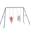 Homcom - Columpio infantil doble asiento*Outsunny