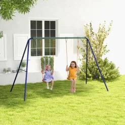 Homcom - Columpio infantil doble asiento*Outsunny