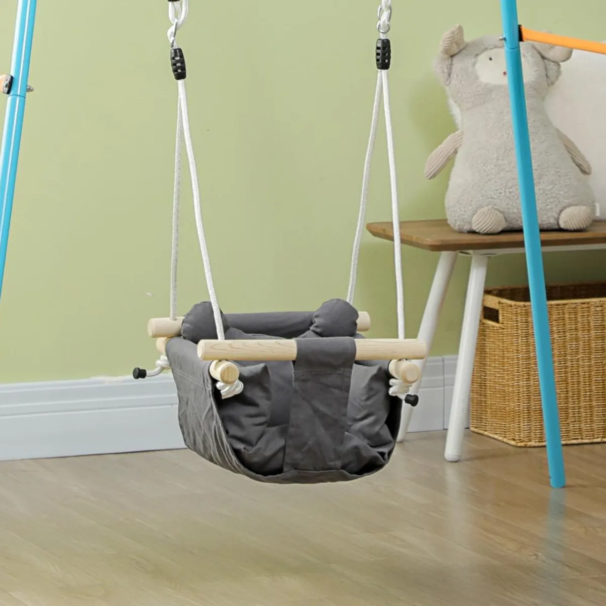 - Columpio para bebés con altura ajustable*Homcom Discount