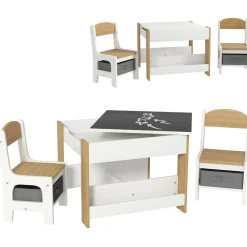 - Conjunto de Mesa con Sillas*Homcom Online
