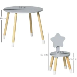 Best - Conjunto de mesa y dos sillas estrella Estilo De Vida