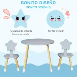 Best - Conjunto de mesa y dos sillas estrella Estilo De Vida