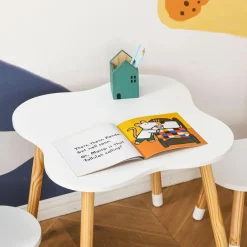 - Conjunto Mesa + 2 Sillas infantiles Madera Estilo De Vida