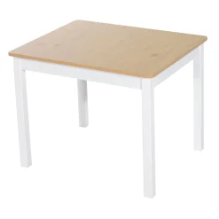 - Conjunto Mesa + Banco + 2 sillas infantiles Madera*Homcom Online