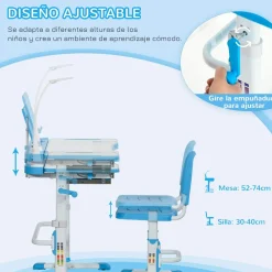 Sale - Conjunto Pupitre reclinable + Silla Azul Estilo De Vida