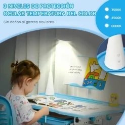 Sale - Conjunto Pupitre reclinable + Silla Azul Estilo De Vida