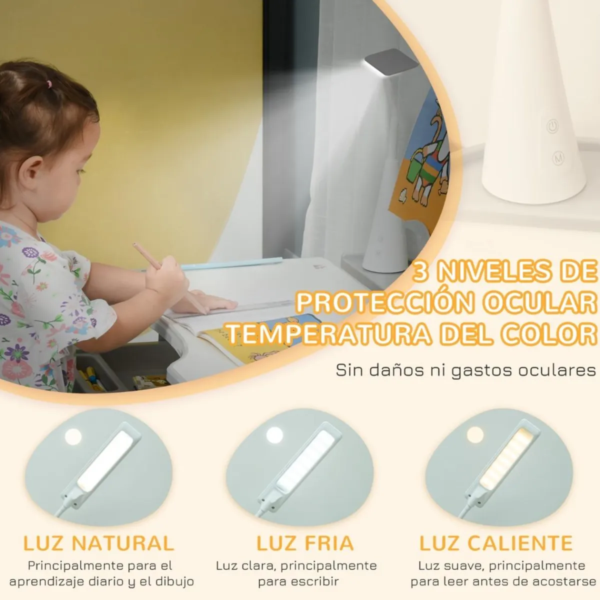 Sale - Conjunto Pupitre reclinable + Silla Gris con lámpara Estilo De Vida