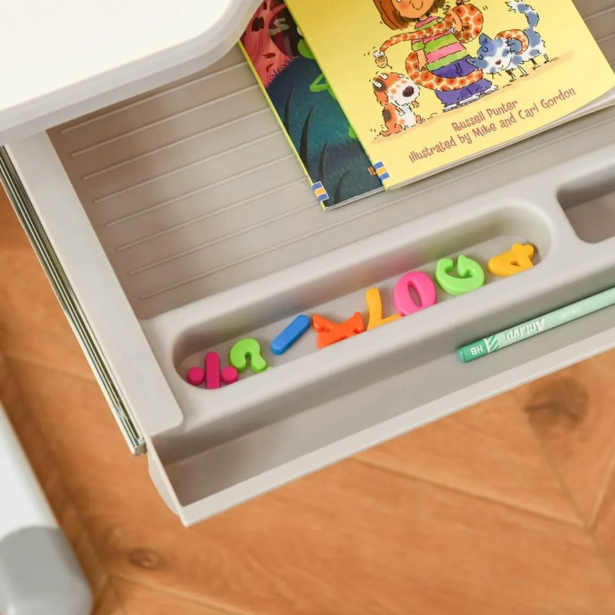 Sale - Conjunto Pupitre reclinable + Silla Gris con lámpara Estilo De Vida