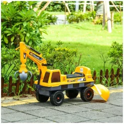 Discount - Correpasillos camión excavadora 2 en 1 Vehículos De Batería O A Pedales