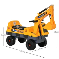 Discount - Correpasillos camión excavadora 2 en 1 Vehículos De Batería O A Pedales