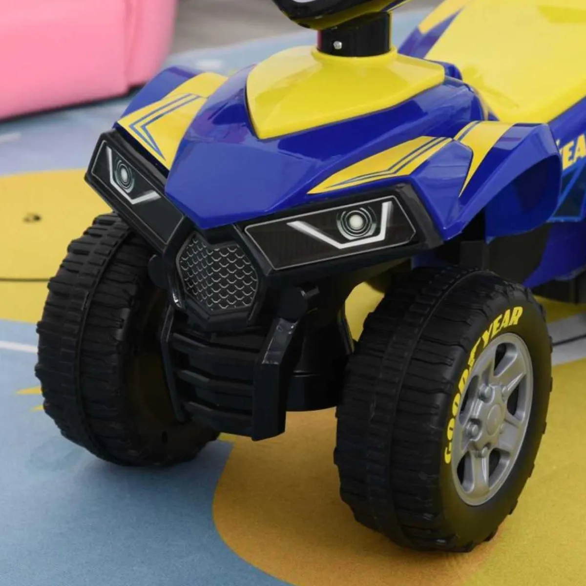 - Correpasillos Quad Cuatrimoto GOODYEAR Azul*Homcom Clearance