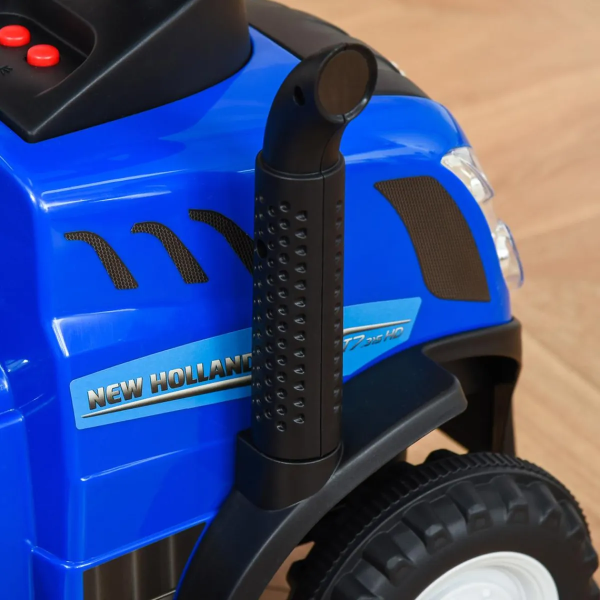 Discount - Correpasillos Tractor con remolque y herramientas Azul Vehículos De Batería O A Pedales