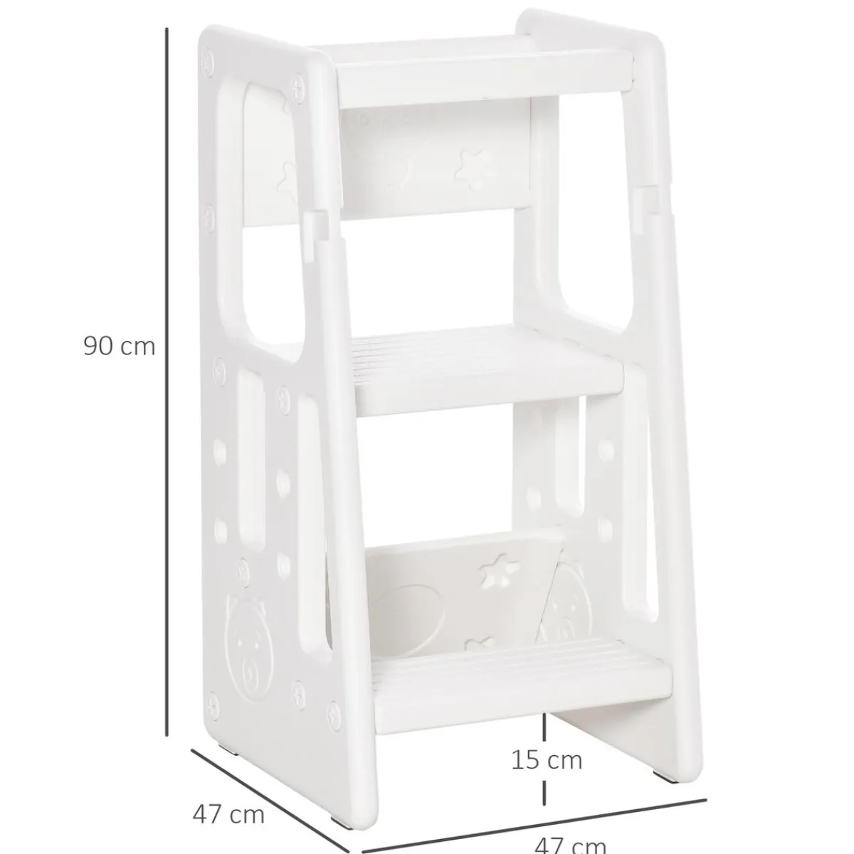 - Escalón elevador Taburete aprendizaje*Homcom Clearance