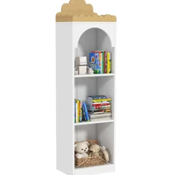 Online Homcom - Estantería infantil 3 niveles Blanco y Natural Estilo De Vida