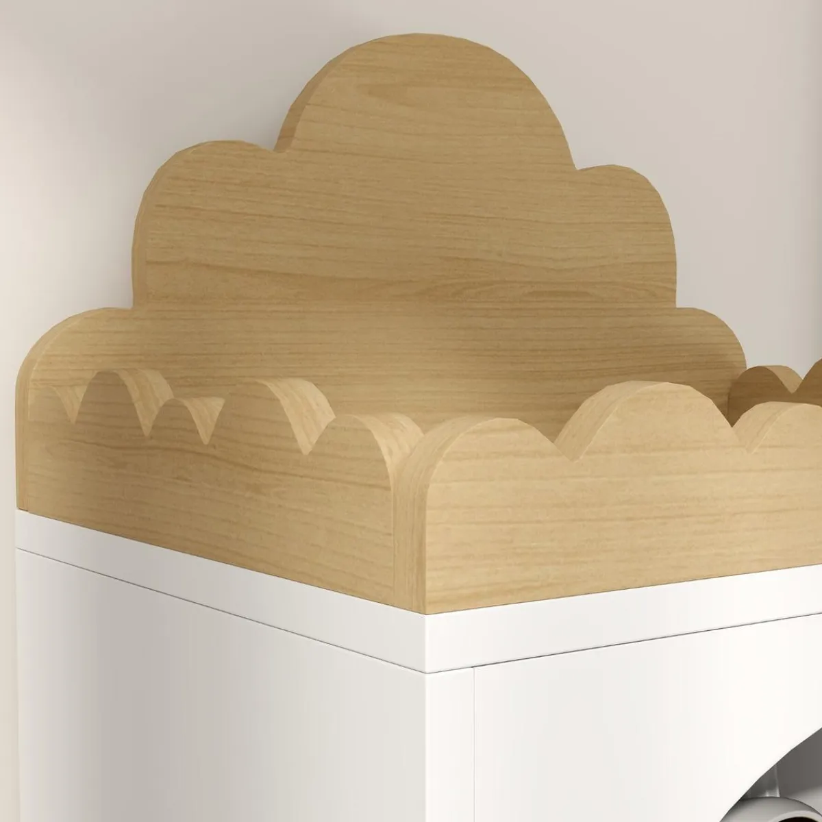 Online Homcom - Estantería infantil 3 niveles Blanco y Natural Estilo De Vida