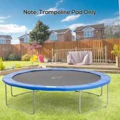 - Funda acolchada de protección borde camas elásticas 366 cm Azul*Homcom Online