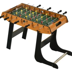 - Futbolín 22 jugadores y 2 marcadores Natural/Negro*Homcom Clearance